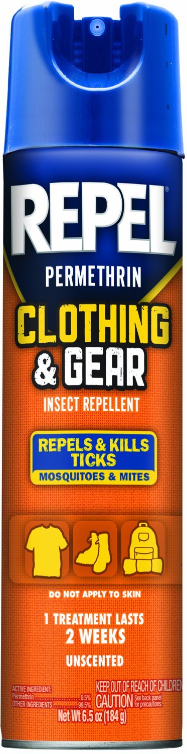 REPEL Permethrin Clothing and Gear Insect Repellent Aerosol 6.5  Ounce