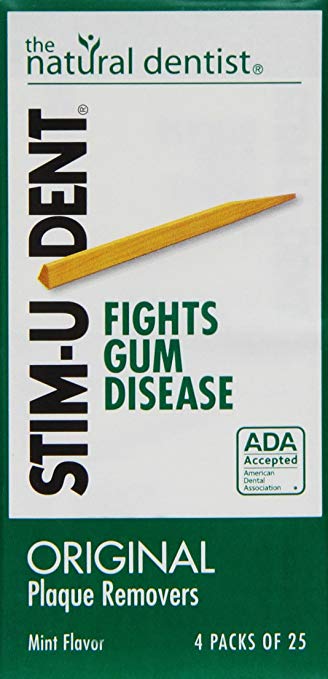 Stim-U-Dent Plaque Removers Mint 100 Each