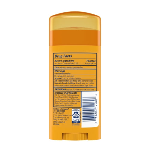 Arm & Hammer ULTRAMAX Deodorant Invisible Solid Unscented 2.6 Ounce Each