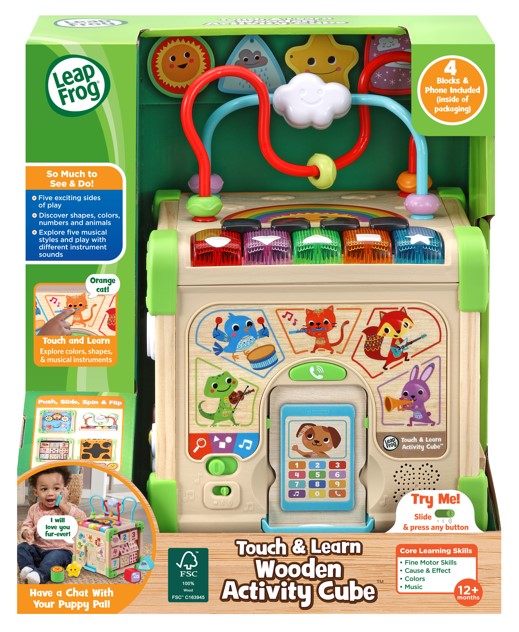 Vtech Vtech Leapfrog® Touch & Learn Wooden Activity Cube™ -