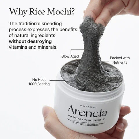 Black Tea Rice Mochi Cleanser